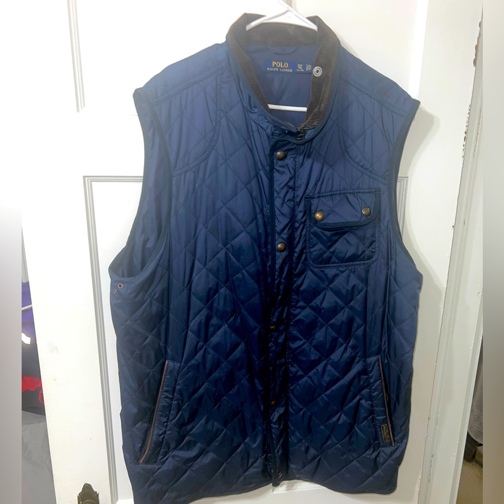 Polo Ralph Lauren Navy Quilted Vest